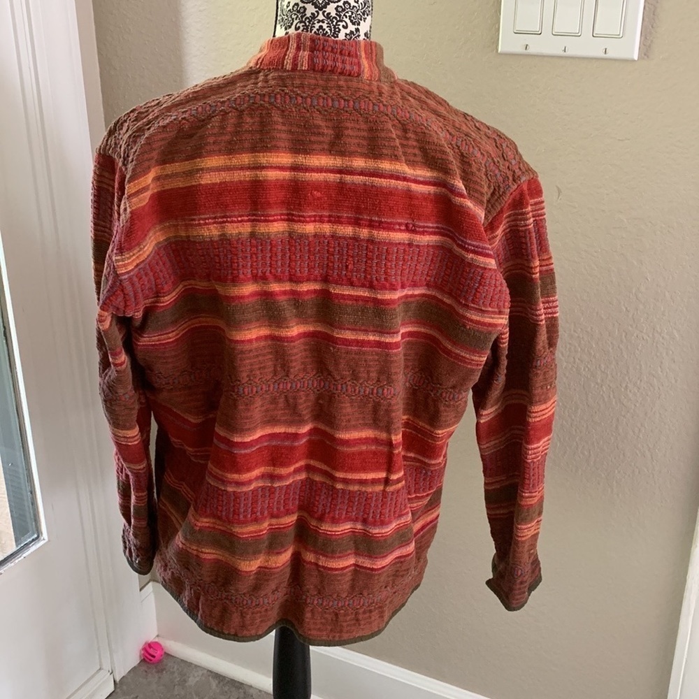 Flashback • Stripe Tapestry Buttoned Jacket - Picture 3 of 9